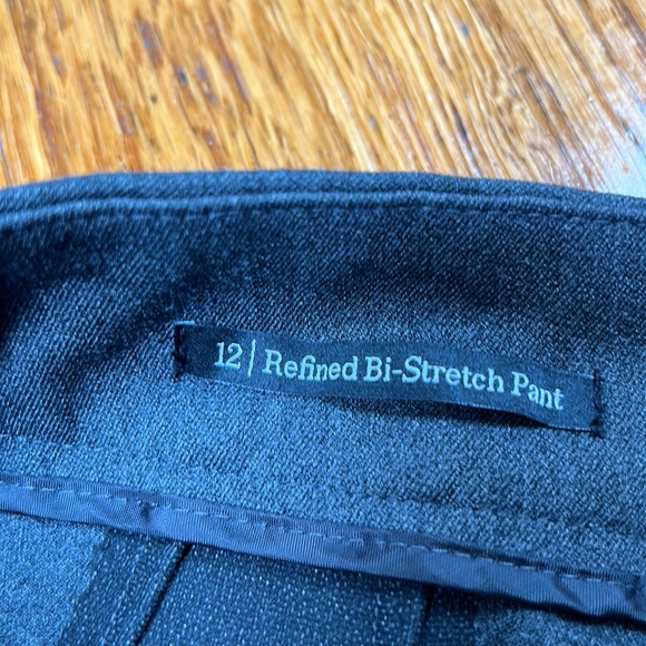 Talbots charcoal gray Refined Bi-Stretch Pant.  Size 12. - Picture 4 of 16